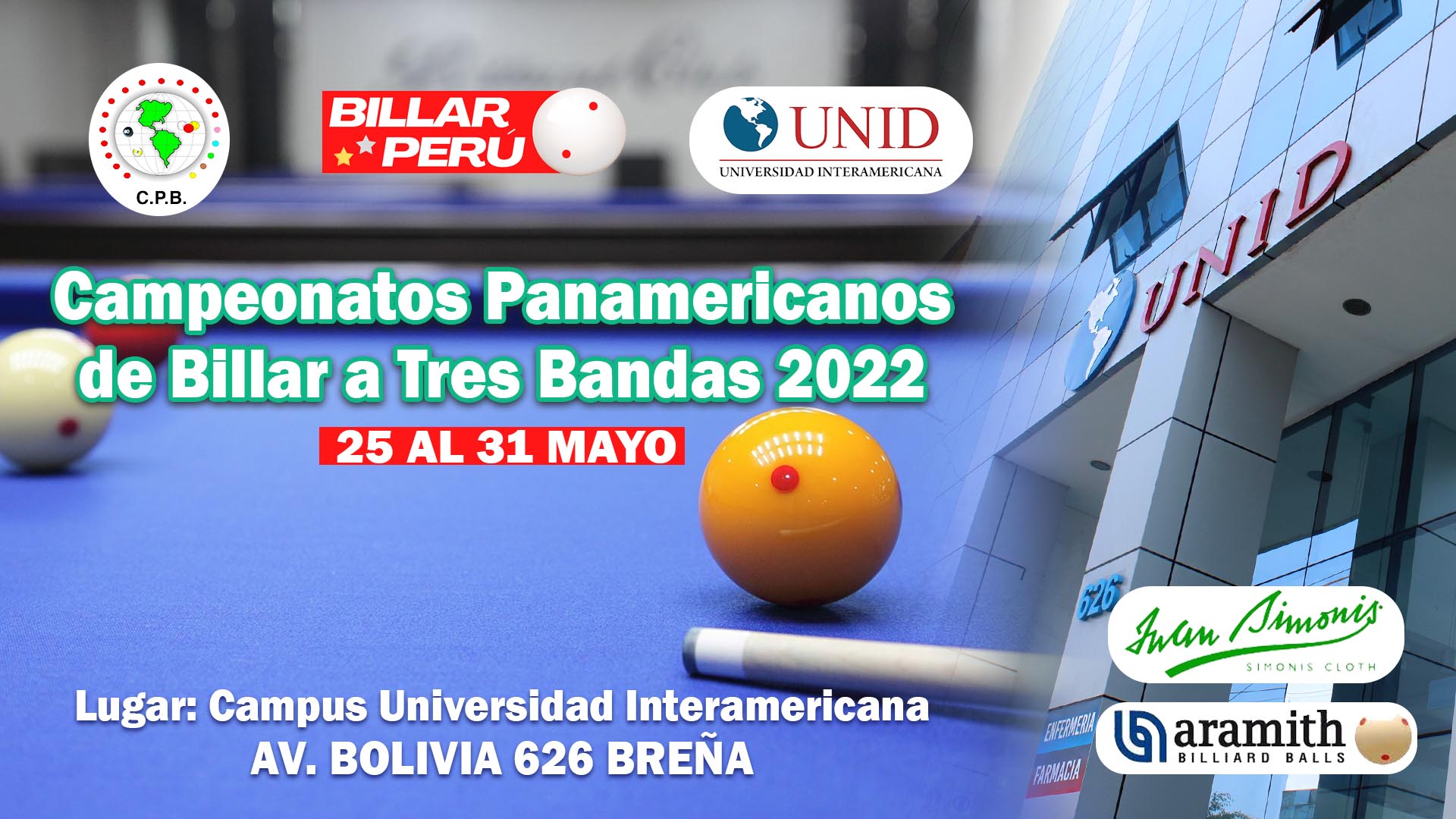 Campeonato Panamericano 3 Bandas Lima 2022